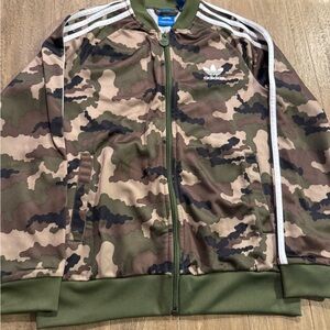 Adidas Camouflage Kids Track Jacket